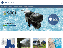 Tablet Screenshot of hidroval.pt